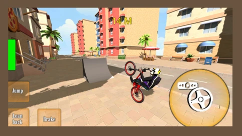 Wheelie bike Game